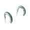 Sterling Silver Southwest Turquoise Post Hoop Earrings JX129937